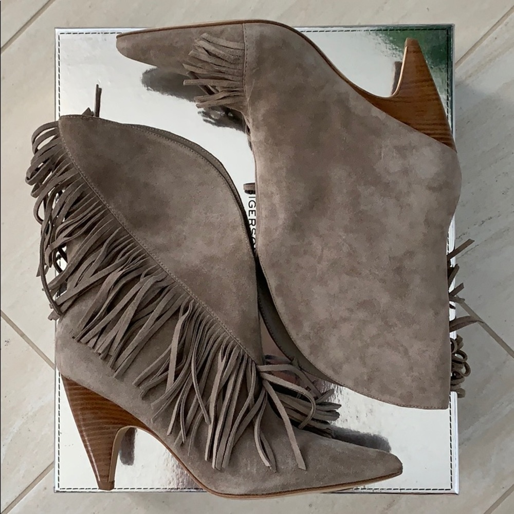 Sigerson Morrison fringe booties